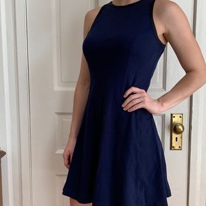 Navy Metaphor Dress